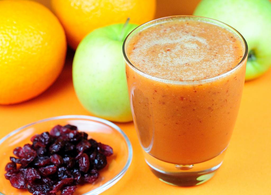 Brusnicové smoothie