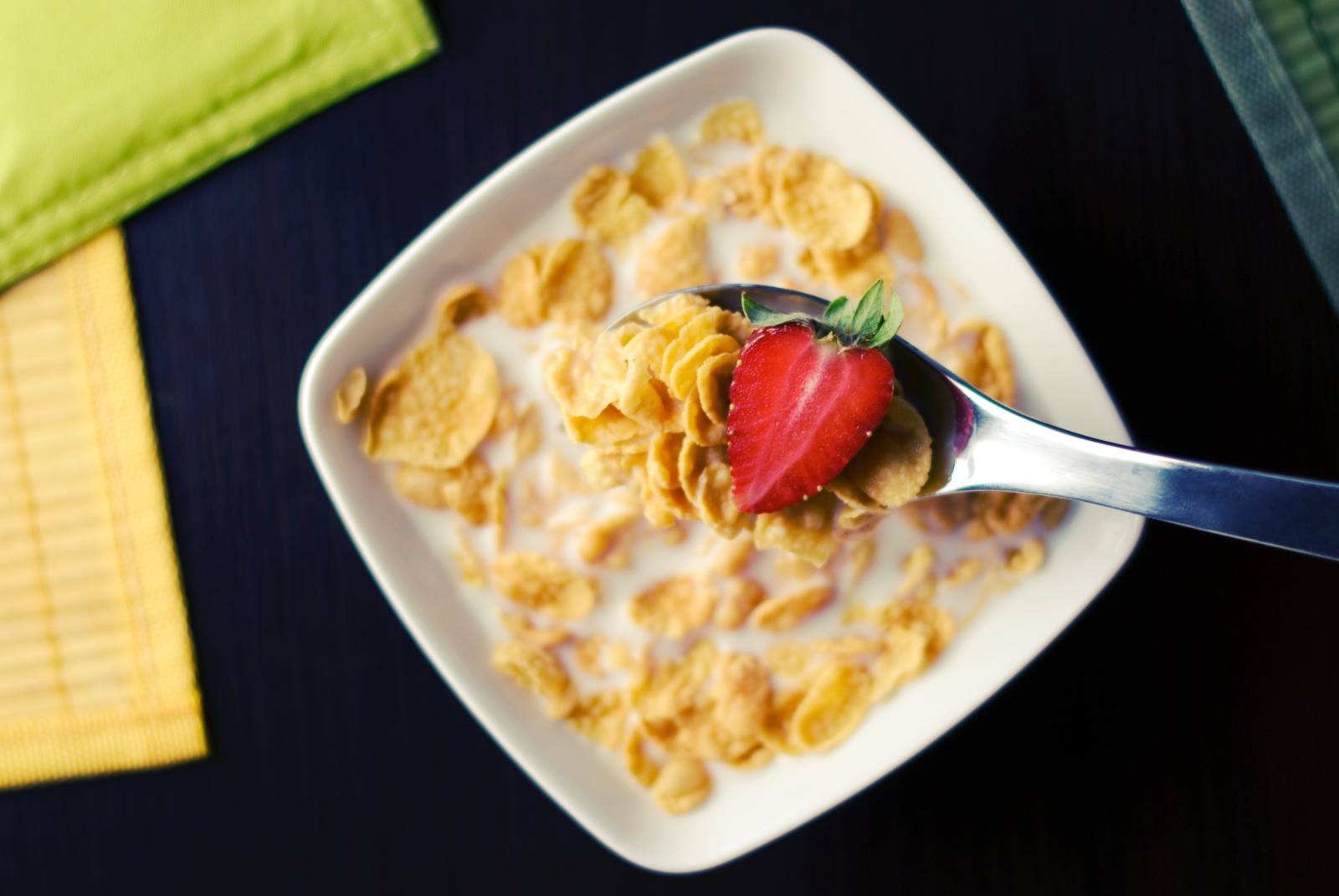 Cornflakes s mliekom