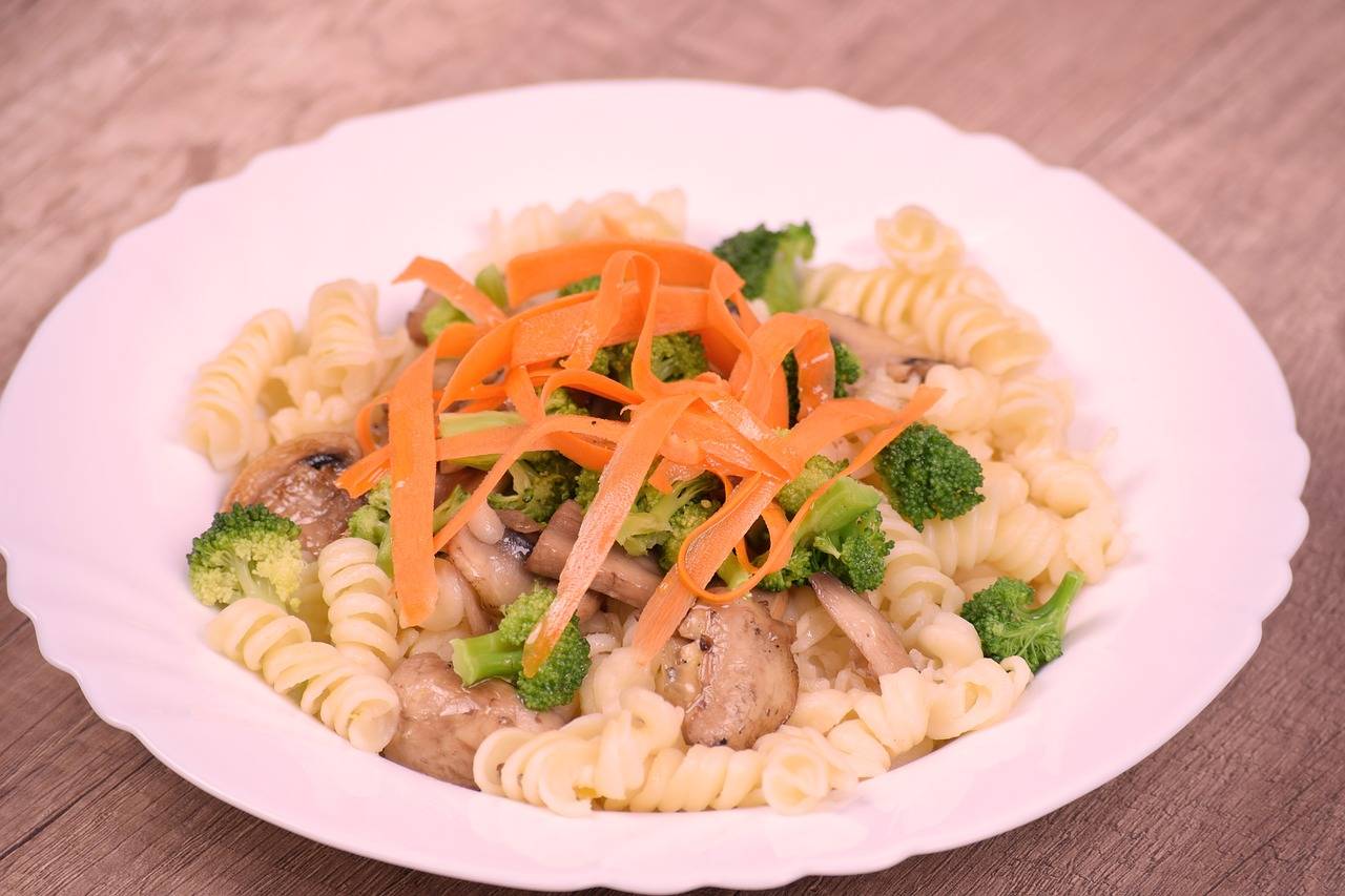Fusilli s hríbmi a brokolicou