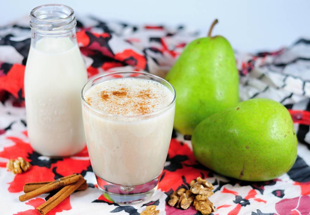 Horúce hruškové smoothie