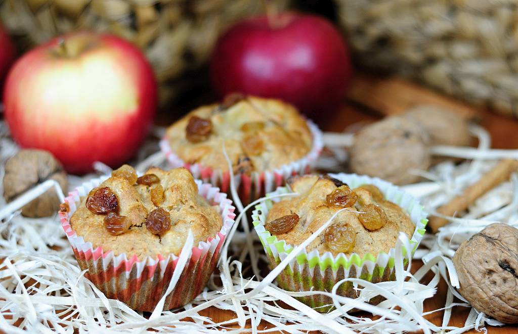 Jablčné muffiny