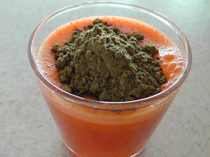 Mrkvový fresh s konopným proteínom